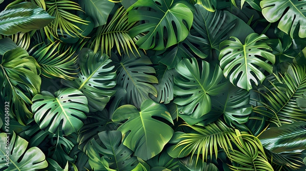 Obraz Lush Leaf Pattern