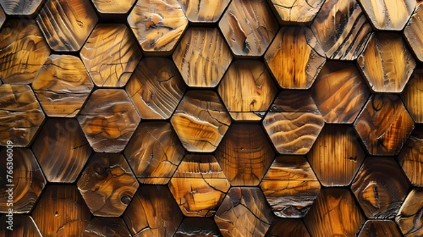 Fototapeta Hexagonal Pattern