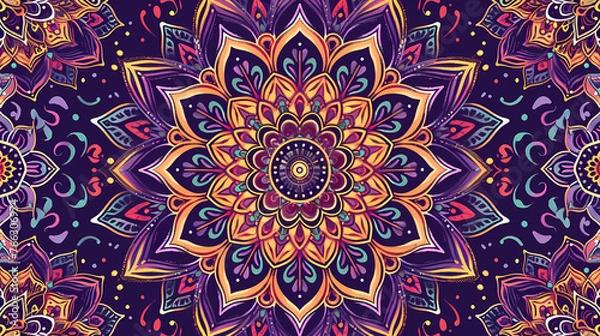 Fototapeta Mandala-Inspired Pattern