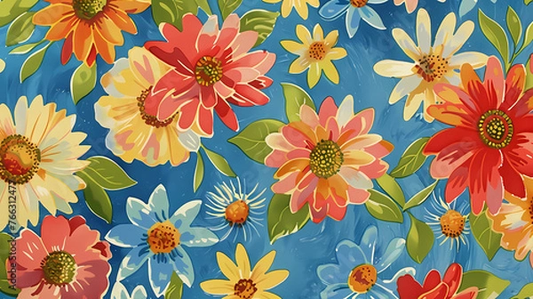 Fototapeta A Springtime Tapestry