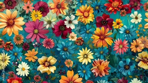 Fototapeta A Springtime Tapestry