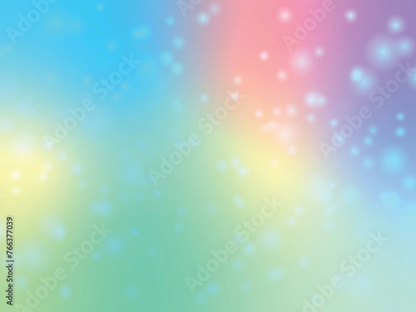 Obraz abstract background, beautiful rainbow gradient with bokeh effect, stardust, shiny sequins. Bright colorful fabulous design for poster, presentation, web page, postcard, banner