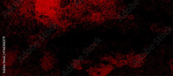 Fototapeta Abstract old grunge red and black wall background texture. Dark Red horror scary background. grunge horror texture concrete. marbled texture. Old and grainy red paper texture, vector, illustration.
