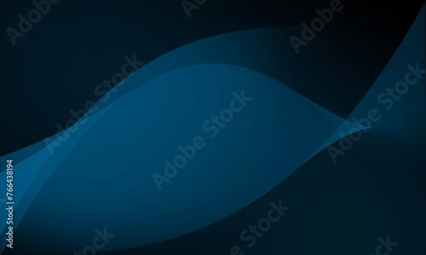 Fototapeta Abstract background from a blue graphic pattern on a black background. Background created by graphics program. Can be used in media design, backgrounds and presentations.