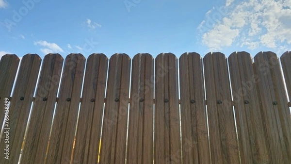 Obraz Fence with blue sky