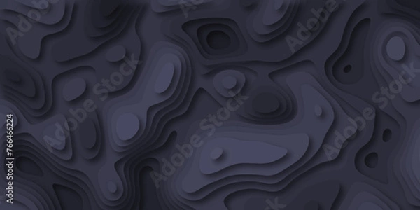 Fototapeta Cut out paper design style abstract background. Papercut background for presentation, cover, banner, website template. Vector illustration	
