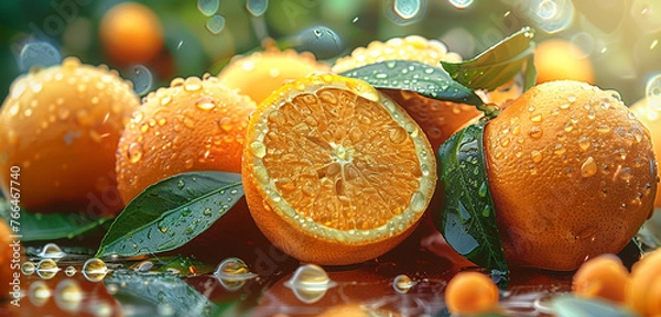 Obraz orange in water