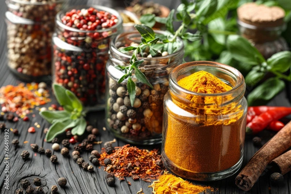 Obraz spices and herbs