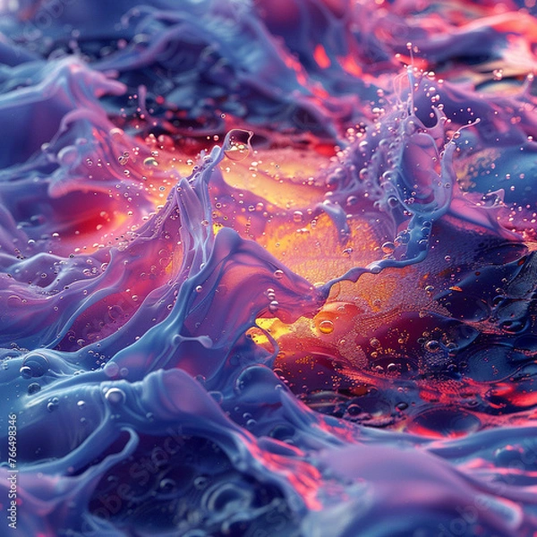 Obraz Background for design light water, banner, ved banner, website header