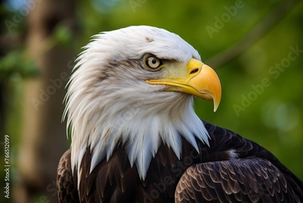 Obraz American bald eagle close-up view