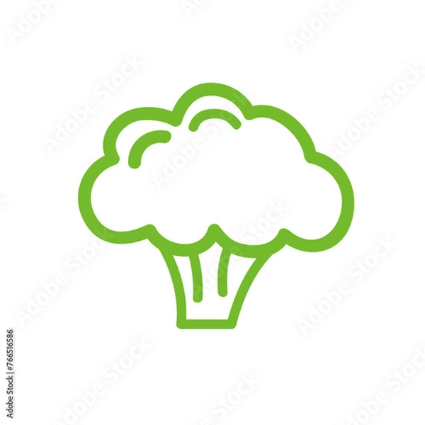 Obraz Single color hand-painted vegetable small icon pack