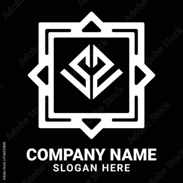 Obraz SZ, SZ letter, SZ Initials, SZ circle, SZ Flat, SZ business, SZ brand, SZ Luxury, SZ Brand, SZ Abstract, SZ Corporate, SZ Identity, SZ round, SZ simple, SZ element, SZ circle,