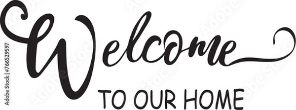 Fototapeta vector welcome sign