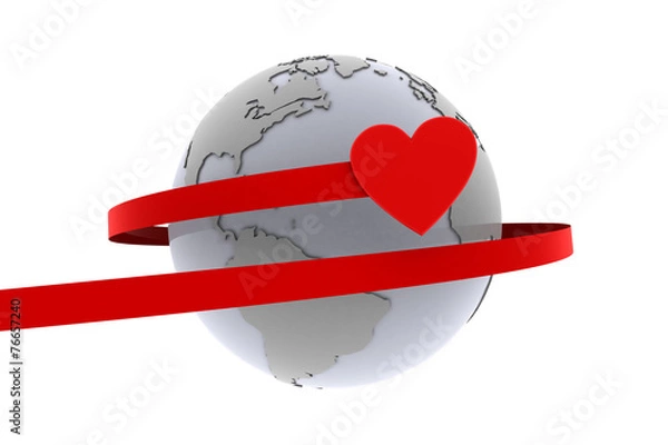 Fototapeta Love around the world