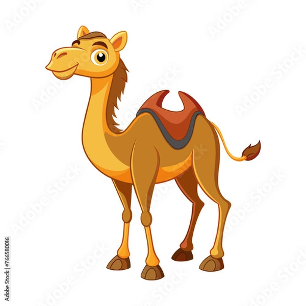 Fototapeta Beautiful Decorated dromedary camel 
