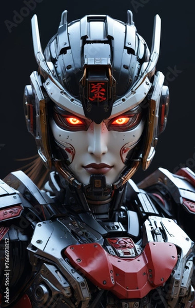 Fototapeta Cyberpunk Samurai