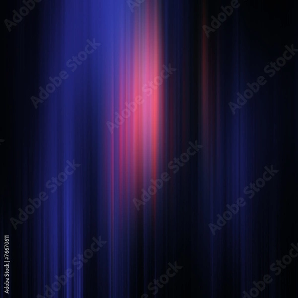 Fototapeta Abstract blurry dark blue background with a red vertical strip.