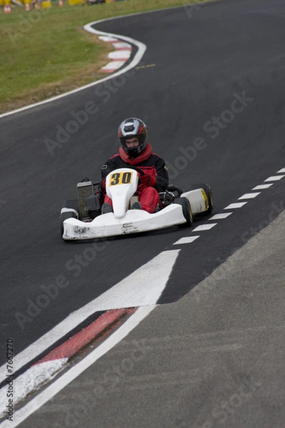 Fototapeta Karting