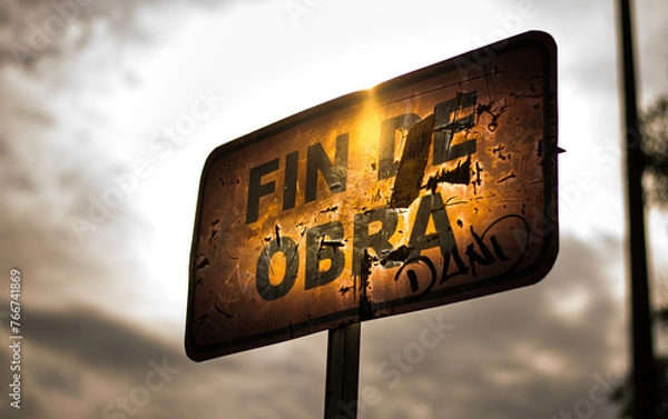 Obraz the end of the day