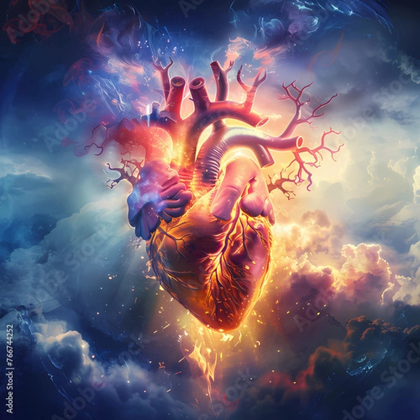 Obraz heart in the sky 