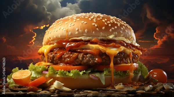 Obraz pulled sandwich