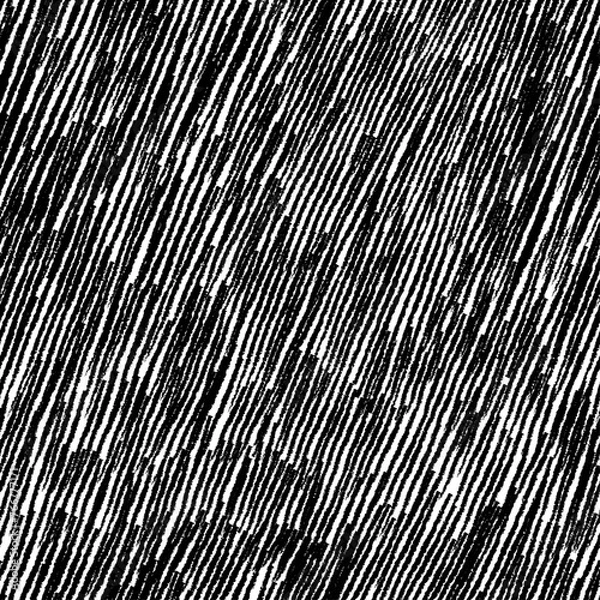 Obraz Vector black and white seamless textured pattern with diagonal hatching