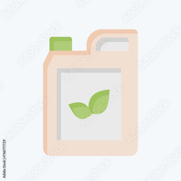 Fototapeta Icon Chemicals. related to Agriculture symbol. flat style. simple design editable. simple illustration