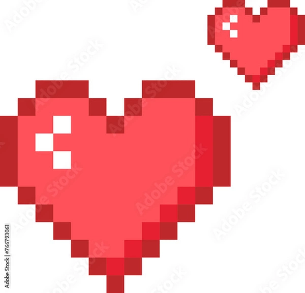 Obraz Heart Pixel Illustration