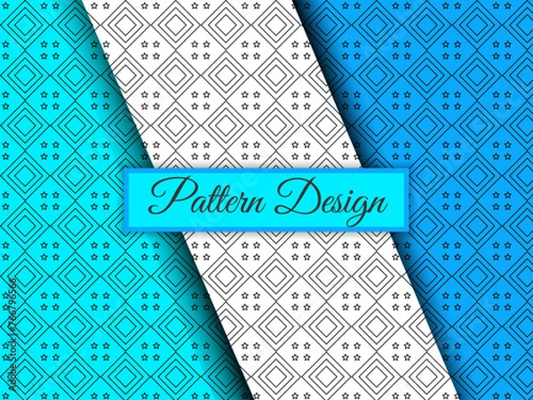Fototapeta Collection of Geometric minimalist lines pattern set Design