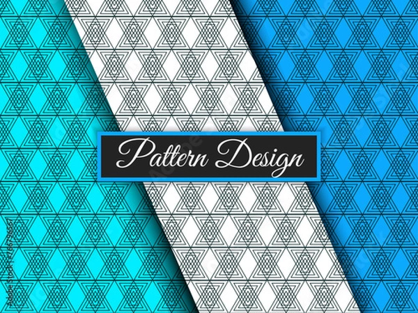 Fototapeta Collection of Geometric minimalist lines pattern set Design