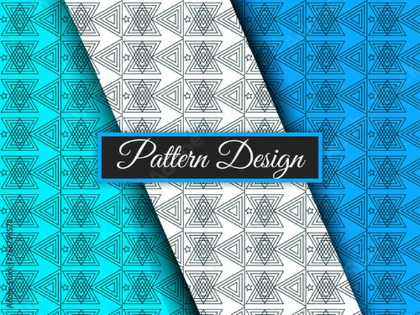 Fototapeta Collection of Geometric minimalist lines pattern set Design