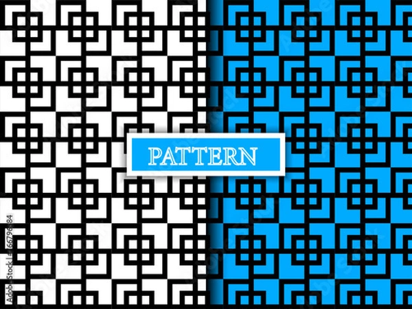 Fototapeta Collection of Geometric minimalist lines pattern set Design