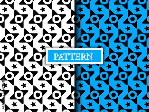Fototapeta Collection of Geometric minimalist lines pattern set Design