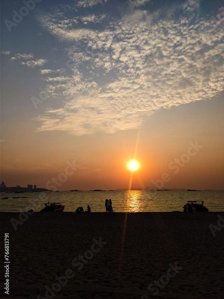 Obraz sunset on the beach