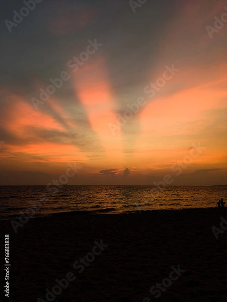 Obraz sunset at the beach