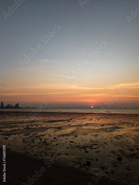 Obraz sunset at the beach