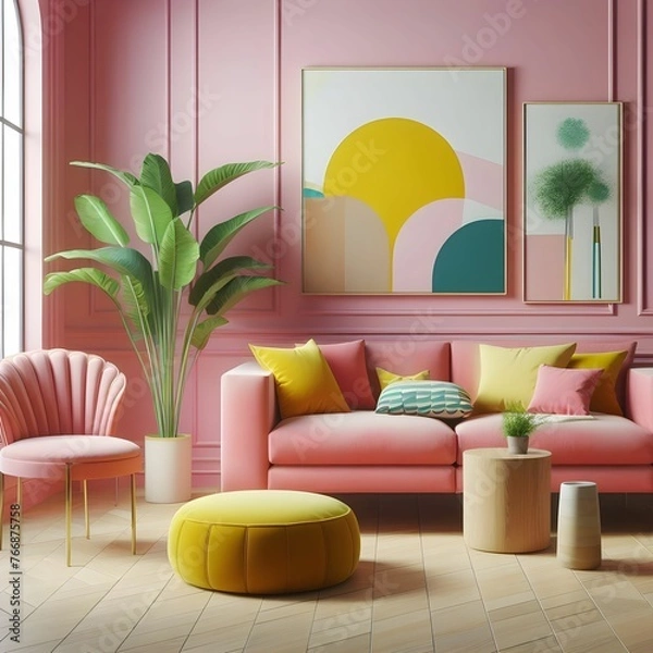 Fototapeta living room interior