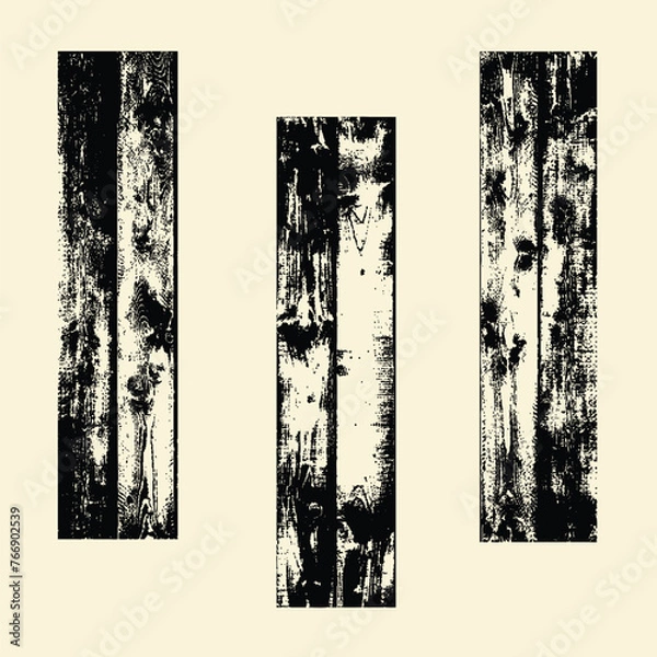 Fototapeta Set of wood backgrounds