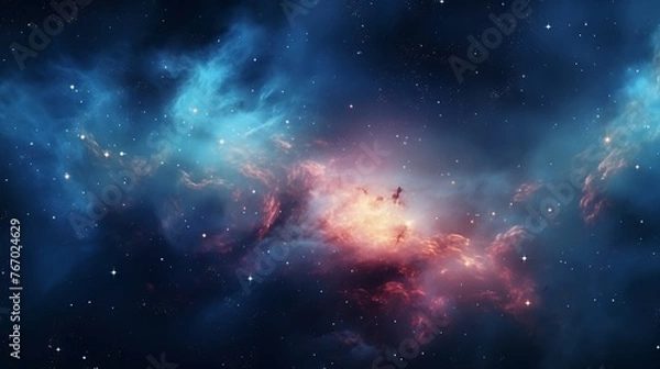 Fototapeta nebula with space