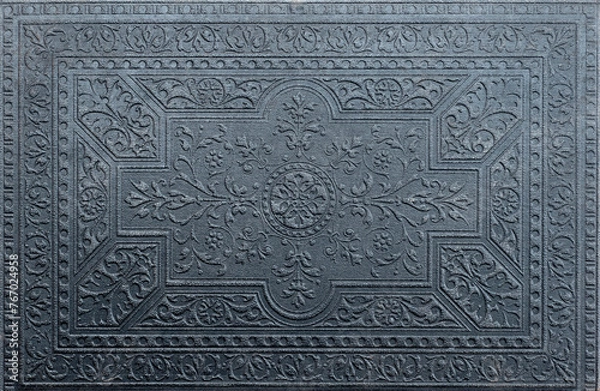 Obraz Elegant Embossed Pattern. Vintage Textured Design