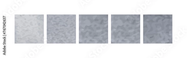 Fototapeta Set of grey stone. Bricks design. Vector.
