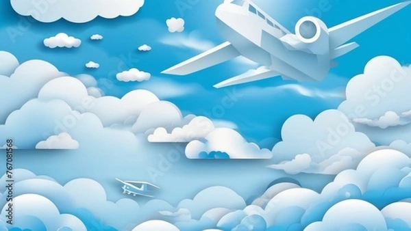 Obraz 비행기하늘배경.jpeg