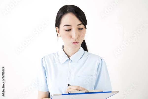 Fototapeta コピースペース 女性看護士