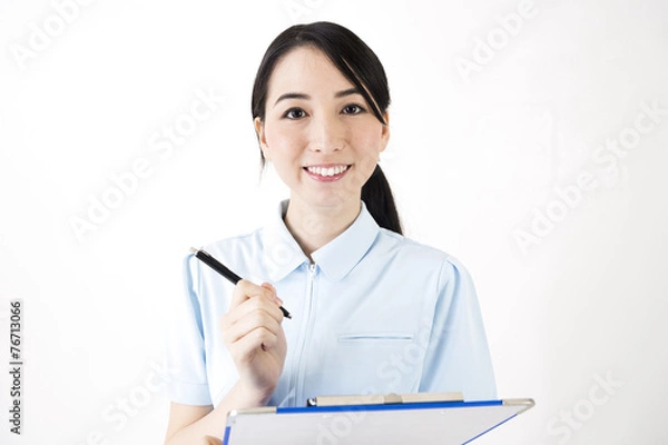 Fototapeta コピースペース 女性看護士