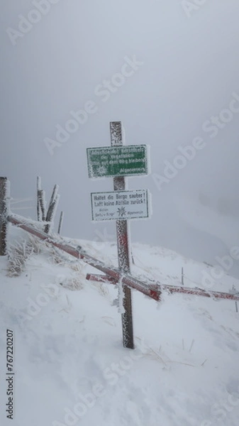 Obraz Schnee und Berge