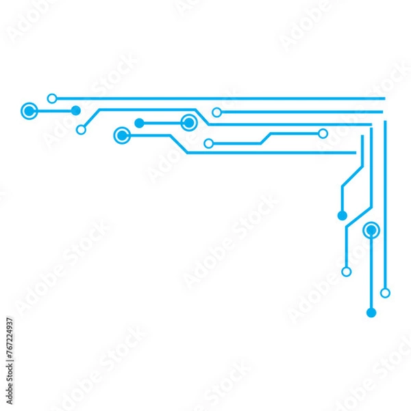 Obraz circuit frame border