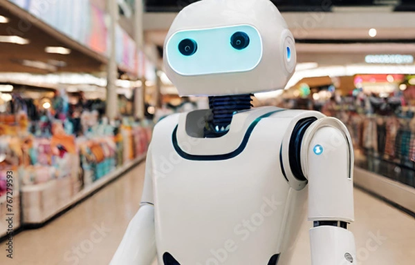 Fototapeta modern robot technology