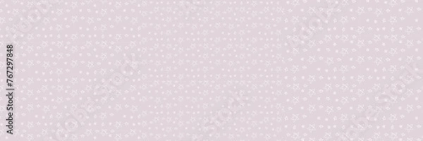 Obraz Hand Drawn Stars Seamless Pattern - 3 Sizes - White