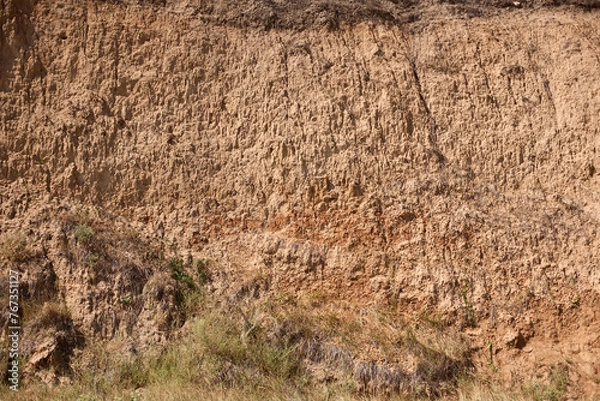 Obraz relief clay slope