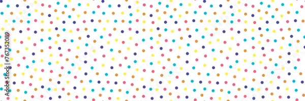 Obraz Summer Dots - Seamless Repeat Dot Pattern - Large.